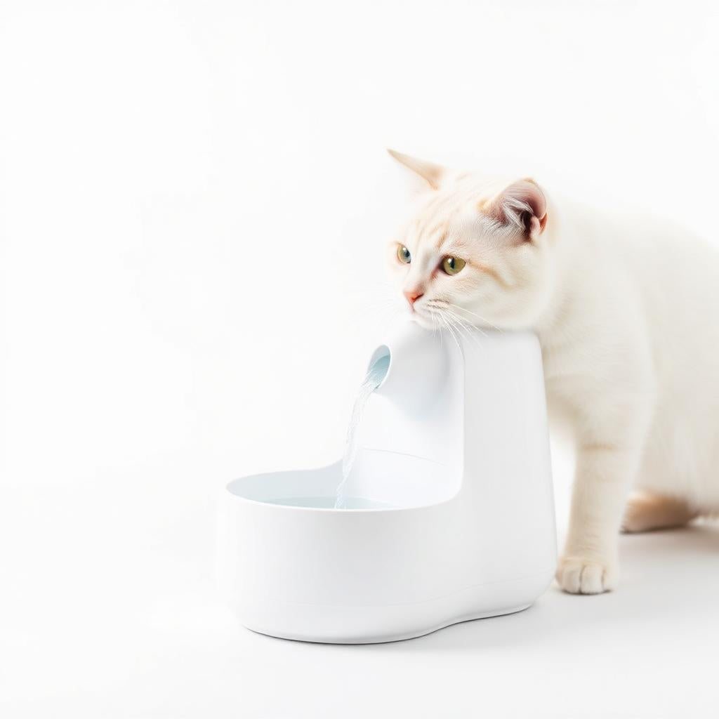 Fonte de água automática para gatos